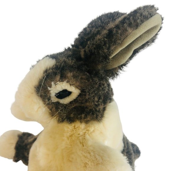 Folkmanis Baby Dutch Rabbit Hand Puppet Full Body Plush 10” Bunny Toy Animal - Picture 6 of 11